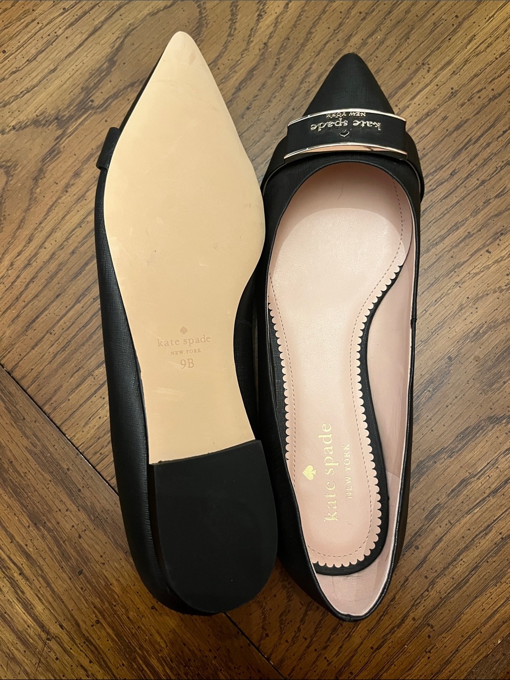 kate spade Black Deneuve Flats, size 9 - Picture 11 of 12